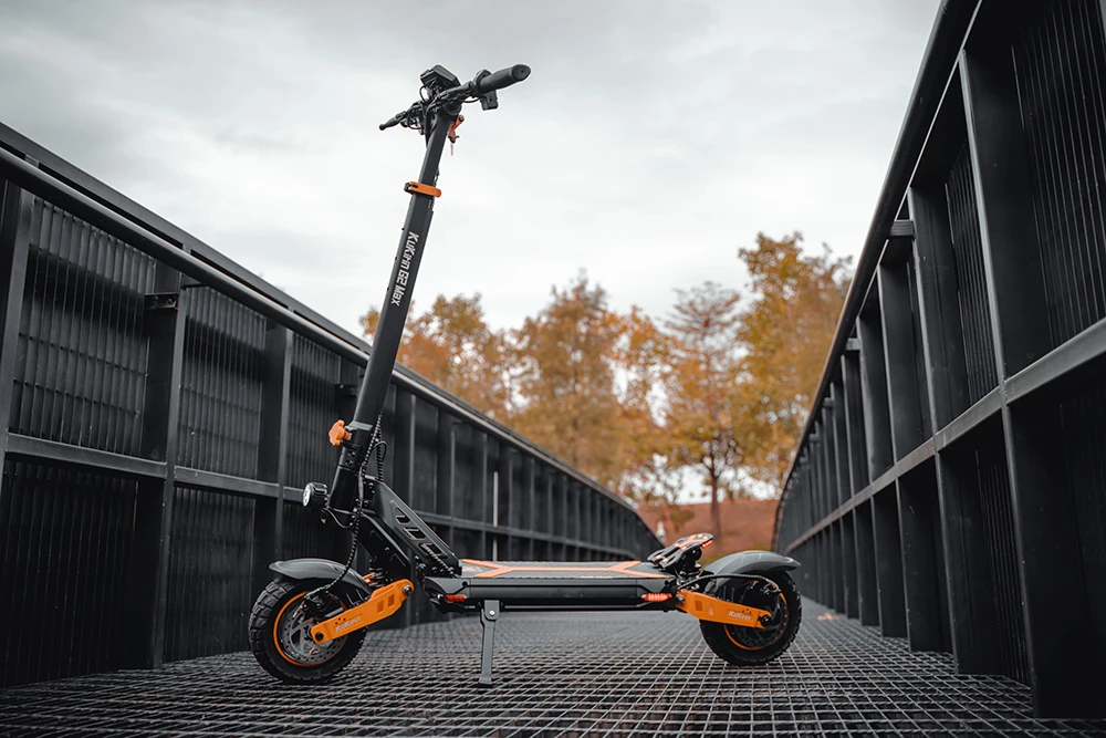 KuKirin G2 Max Electric Scooter 10 Inch Off-road Tires 1000W Motor 55Km/h Max Speed 48V 20Ah Battery 80km Range 120KG Max Load Detachable Seat Adjustable Height
