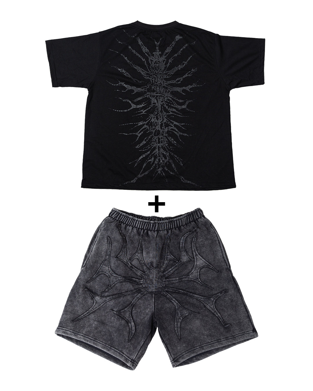 PHANTOM TROUPE SHORTS+GHOUL ONYX TEE