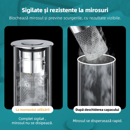 Dop de chiuvetă din oțel inoxidabil anti-miros și anti-înfundare