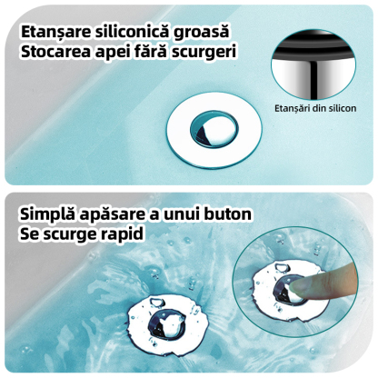 Dop de chiuvetă din oțel inoxidabil anti-miros și anti-înfundare