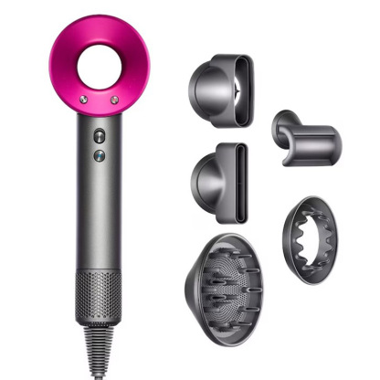 Uscator de par ultra puternic, Ioni Negativi, 110000 RPM viteza mare, foarte silentios, 1600w, 5 Capete diferite-smartsfamily