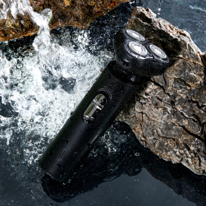 Aparat de ras electric multifunctional, lavabil pentru barbati