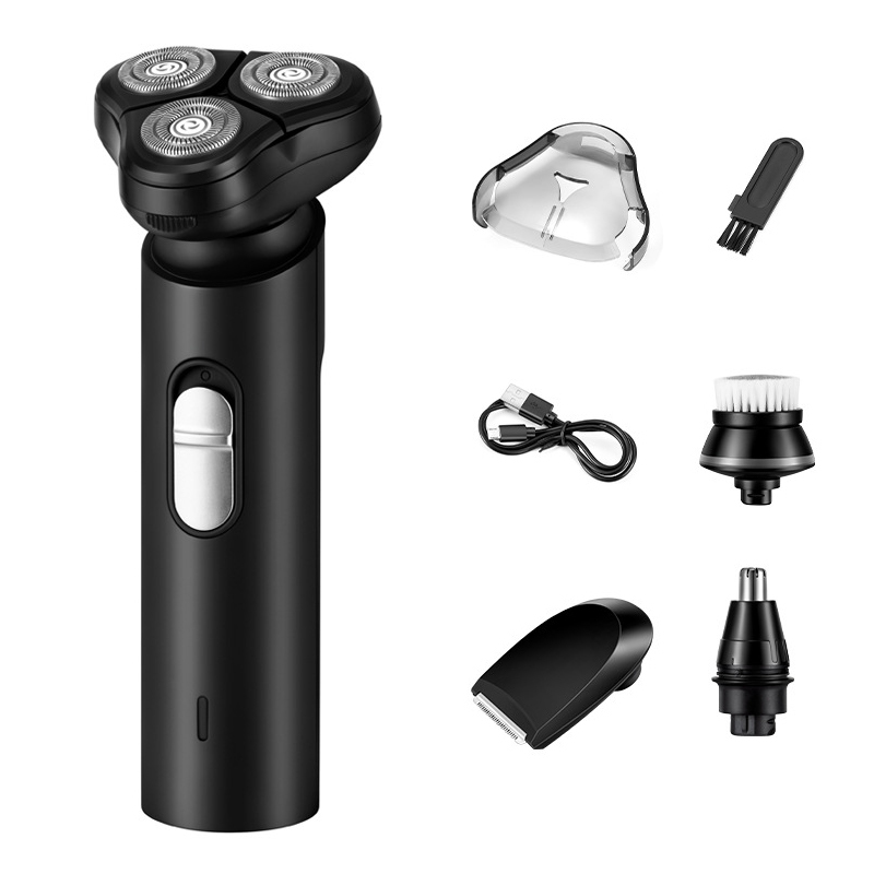 Aparat de ras electric multifunctional, lavabil pentru barbati