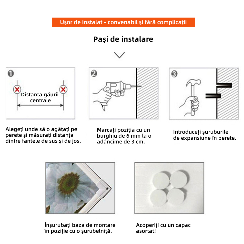 Grafene Carbon Cristale Panou electric decorativ pentru Încălzire, Podul, 100*60cm, 500W, Economisire a energiei-smartsfamily