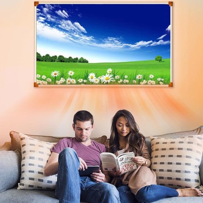 Grafene Panou decorativ pentru Încălzire, 500W TRIO , Margareta, 100*60cm, 40-60 secunde incalzire rapida, Frumos și durabil-smartsfamily