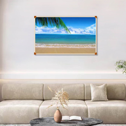 Grafene Carbon Cristale Panou electric decorativ pentru Încălzire, Plaje, 100*60cm, 40s-60s incalzire rapida, Certificat CE, Economisire a energiei-smartsfamily