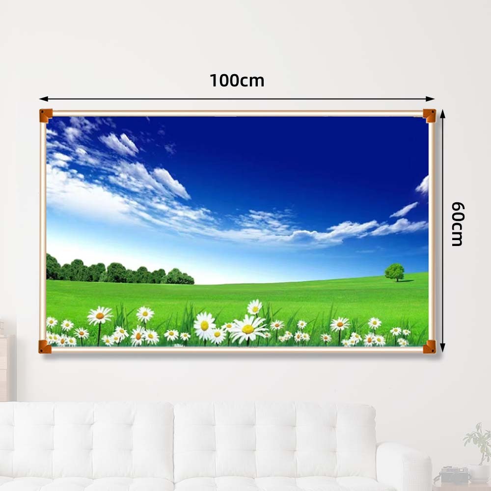 Grafene Panou decorativ pentru Încălzire, 500W TRIO , Margareta, 100*60cm, 40-60 secunde incalzire rapida, Frumos și durabil-smartsfamily