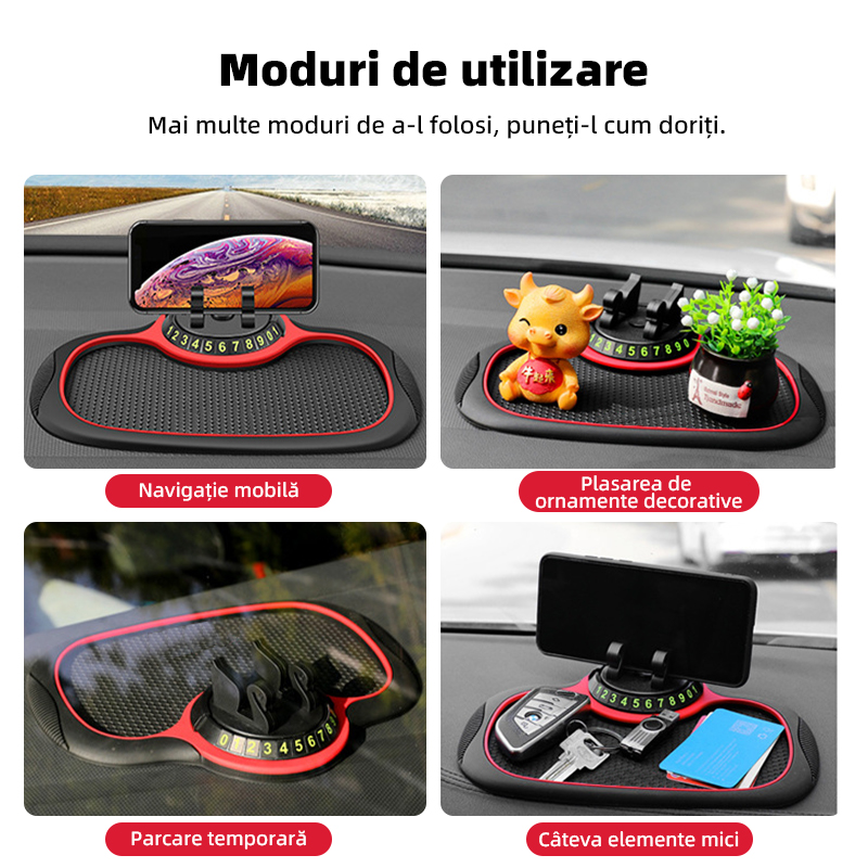 Suport de telefon mobil auto antiderapant