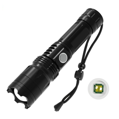 Lanternă tactică cu laser cu încărcare LED cu lumină puternică