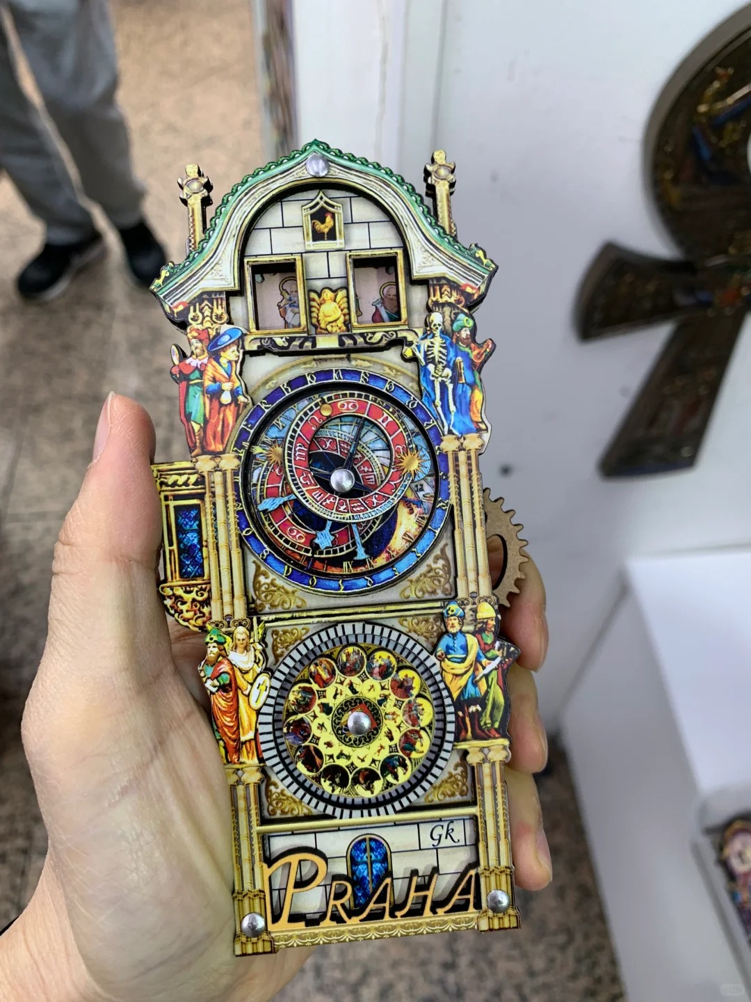 Last Day 70% OFF - Handmade Prague Astronomical Clock Fridge Magnet