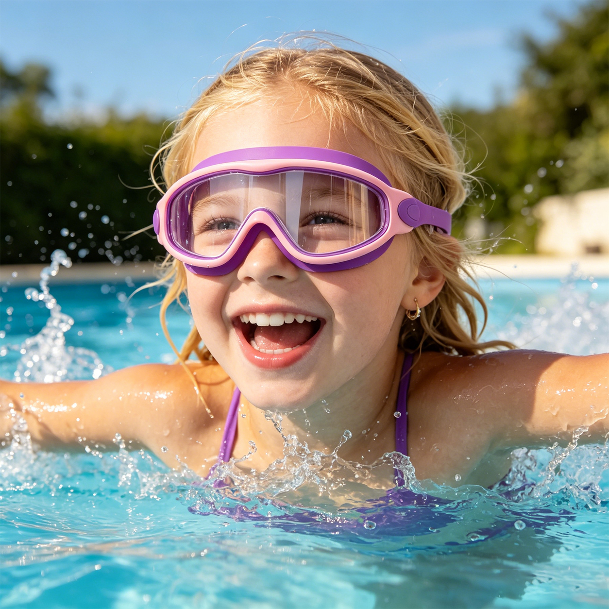 🌞70% OFF Today - SplashyEyes™ Swim Goggles – No Hair Pull, No Raccoon Eyes🥽
