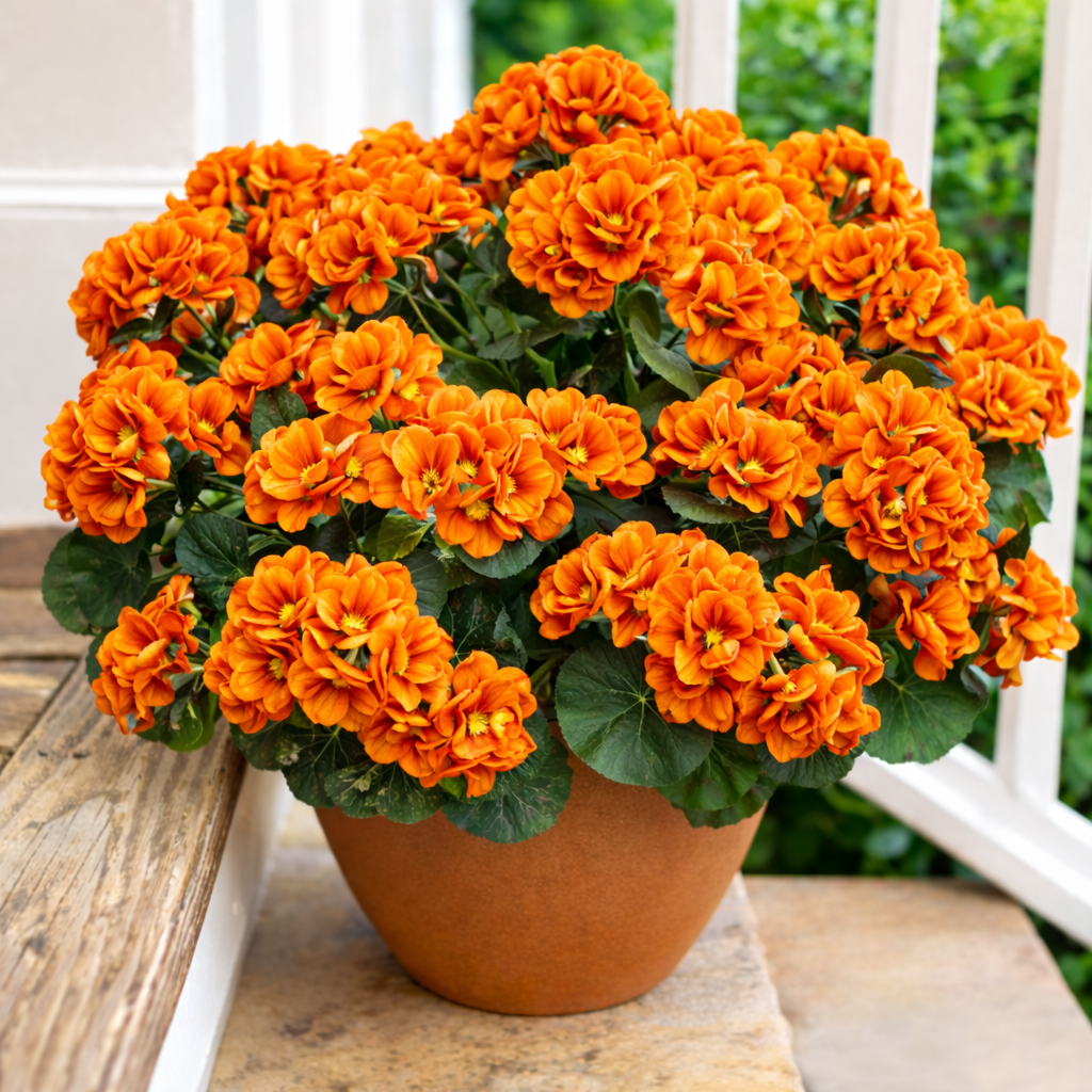 75% OFF 🌸 UV Resistant Artificial Geranium Flowers – Fade-Proof, Ultra Realistic Outdoor Planter Decor