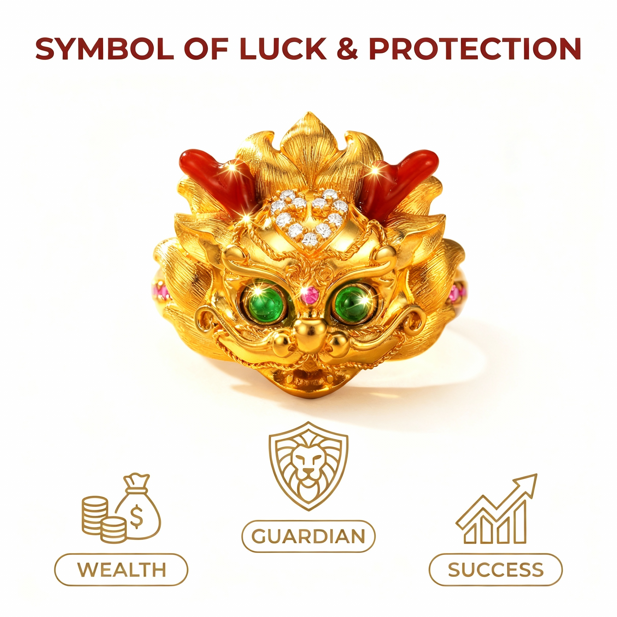 Limited Edition Qilin Guardian Ring