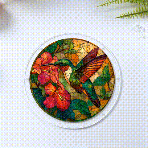 Suncatcher puzzle gift for mom or grandma