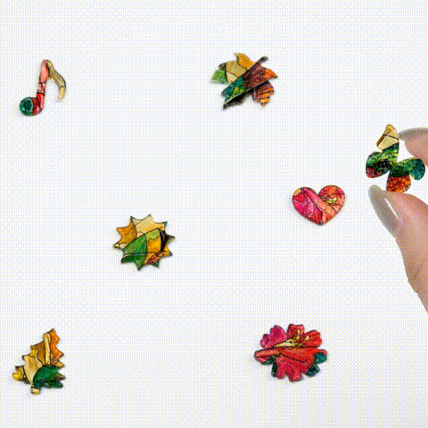 Relaxing DIY puzzle activity