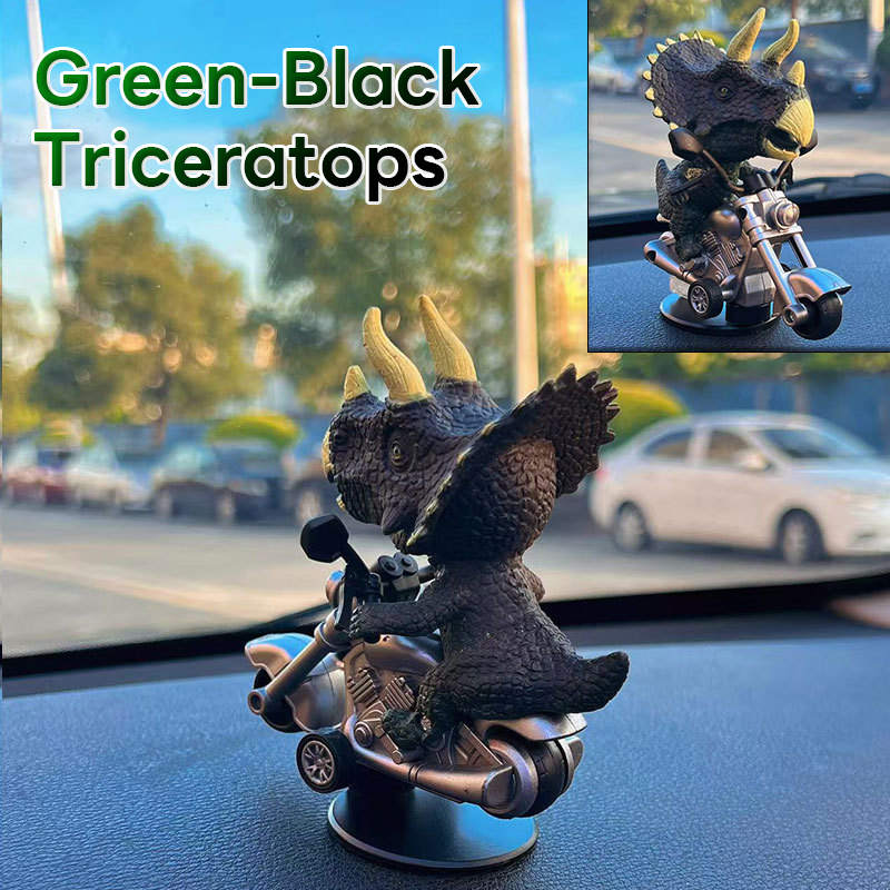 Feel the Drift! Harley Dino Dashboard Buddy — Moves as You Turn, Pure Fun on the Road