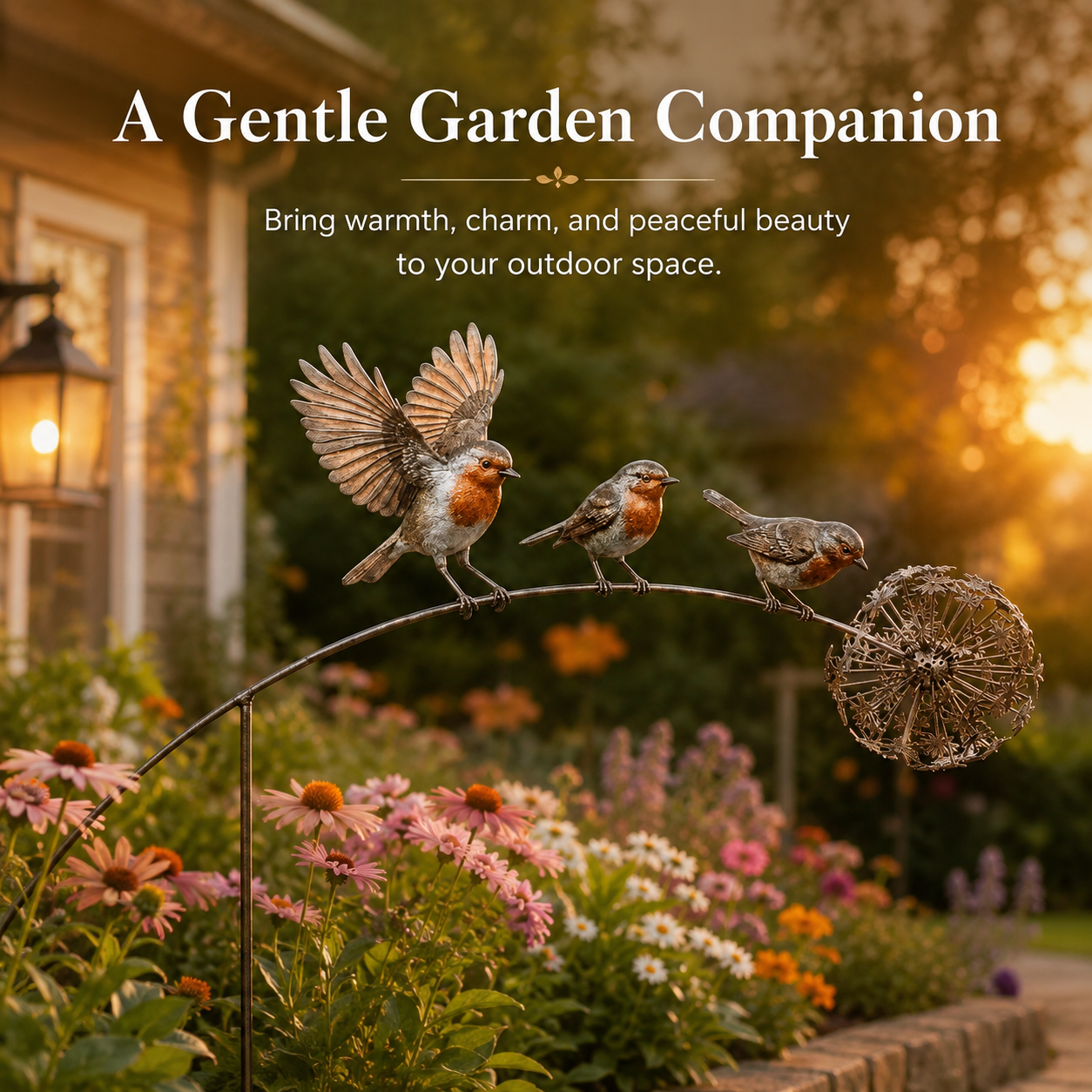 🎁Last Day 60% OFF🕊️Robin Memorial Garden Stake – “Loved Ones Are Near”