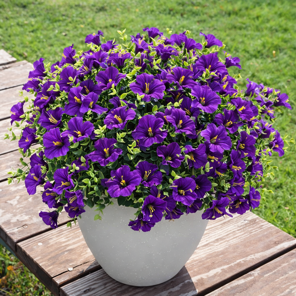 BUY MORE SAVE MORE 🔥 Lifelike Morning Glory Artificial Flowers for Outdoor Decor 🌸