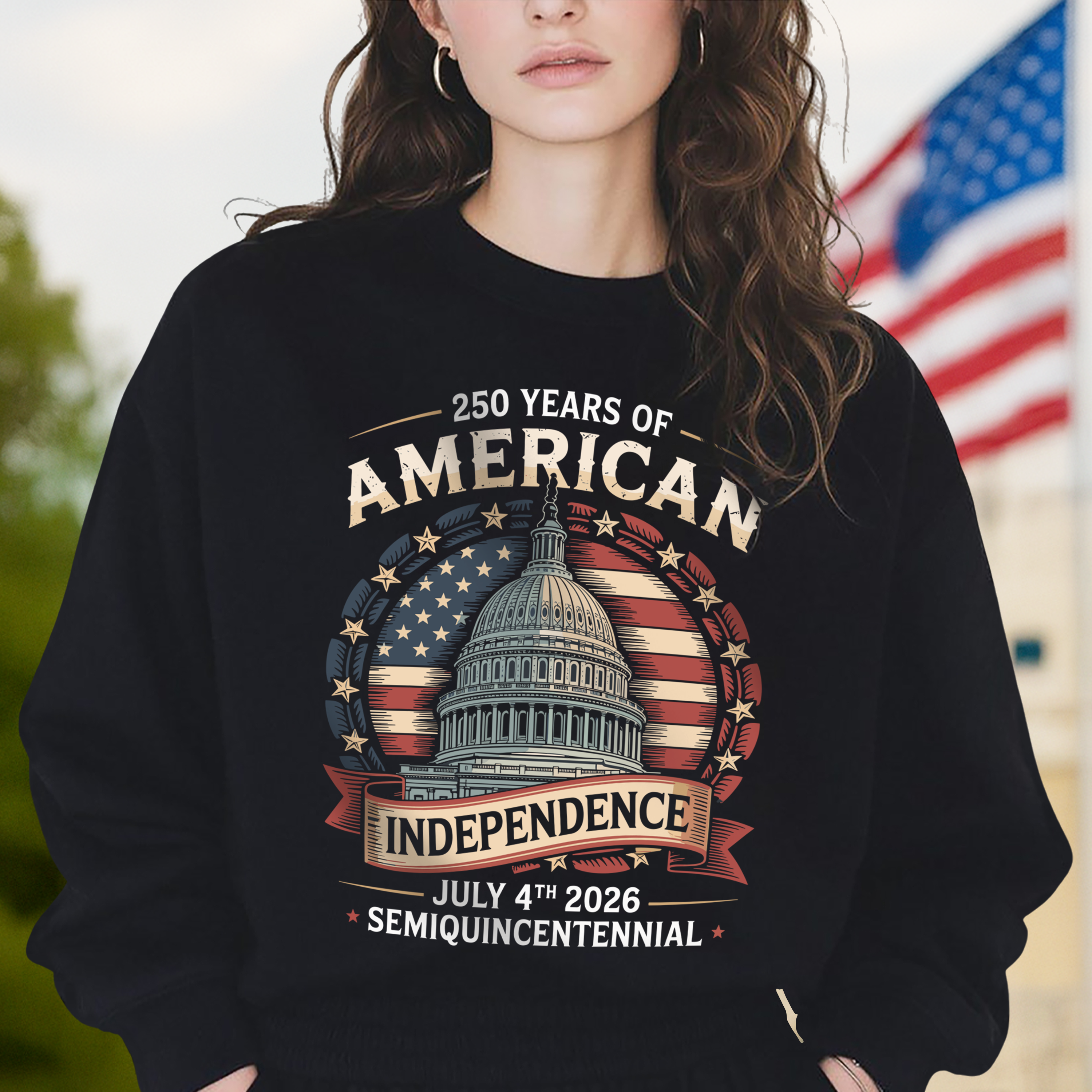 America 250 Anniversary Graphic T-Shirt