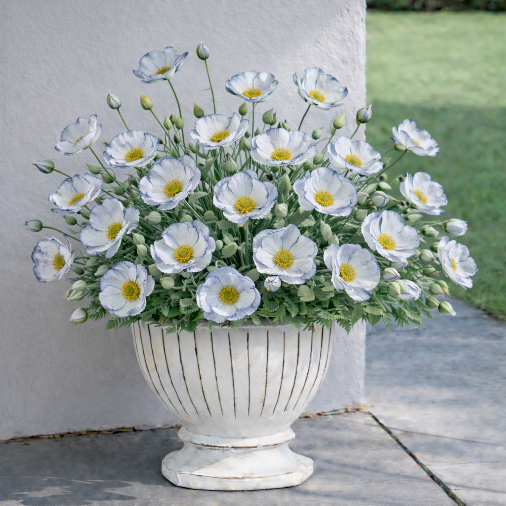 75% OFF 🔥 Delicate Faux Poppy Flowers — Light, Airy & Naturally Beautiful 🌸