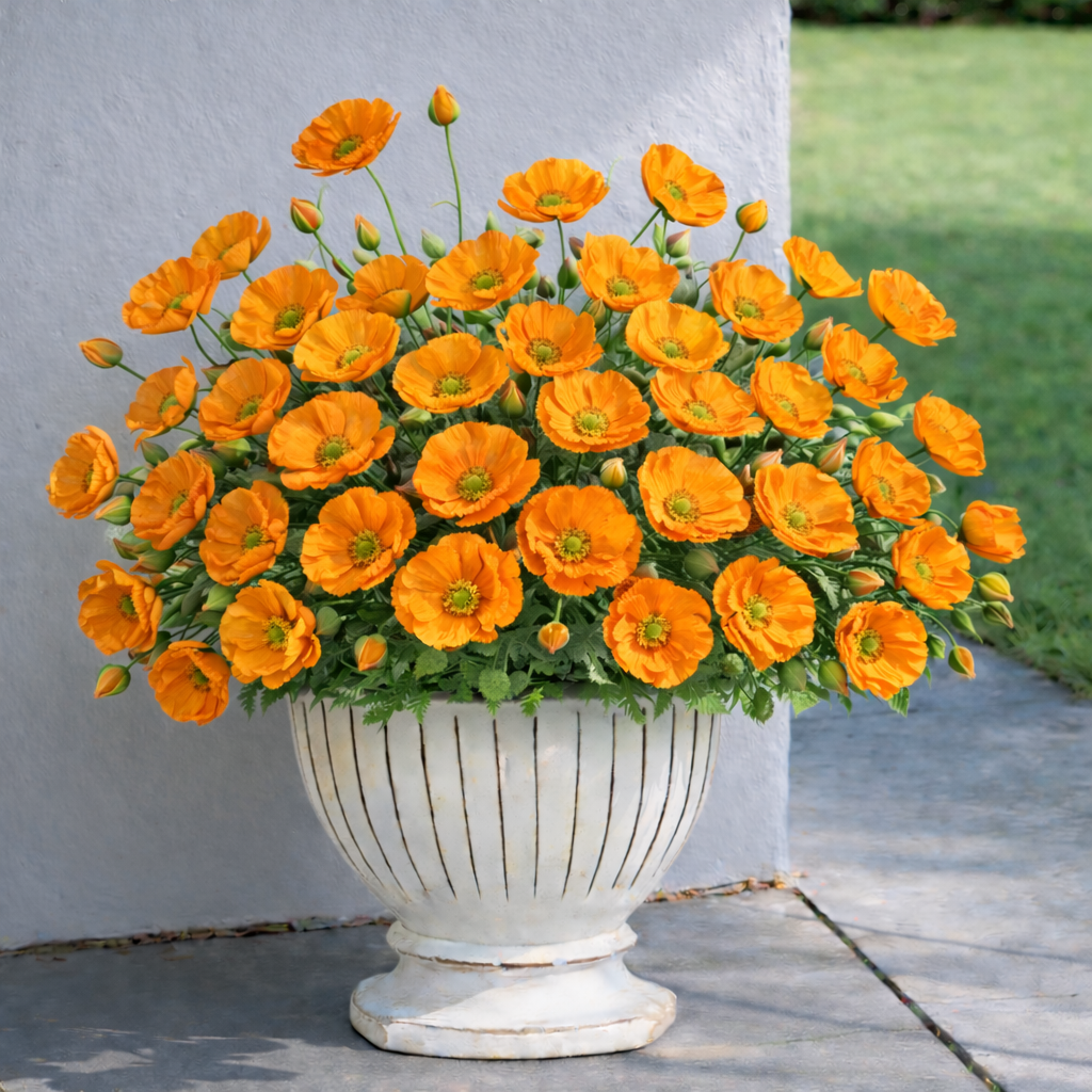 75% OFF 🔥 Delicate Faux Poppy Flowers — Light, Airy & Naturally Beautiful 🌸