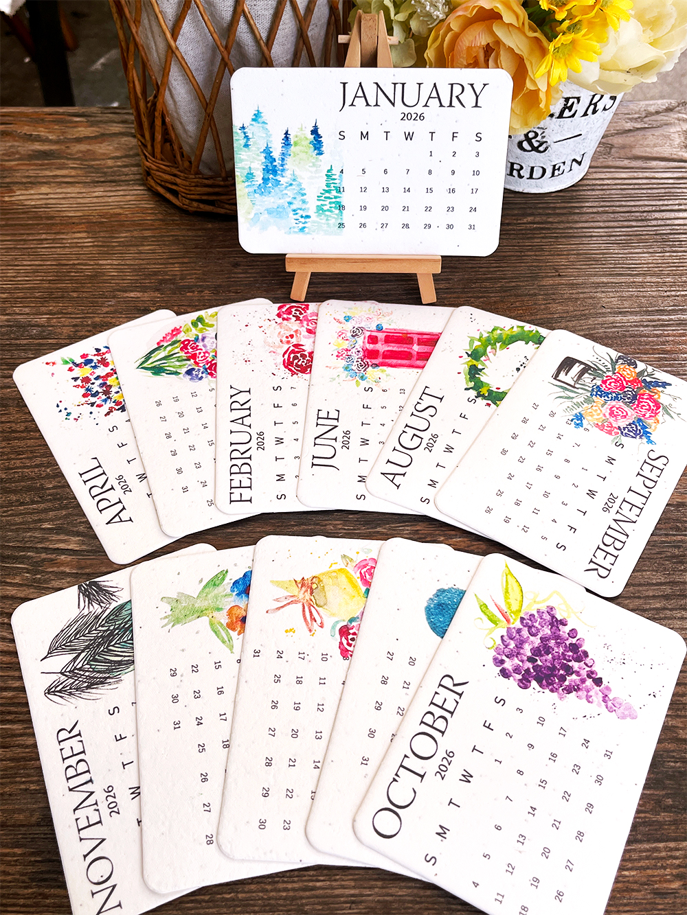 ✨New Arrivals 49% OFF Today🌱Eco-Friendly Plantable Seed Calendar 2026