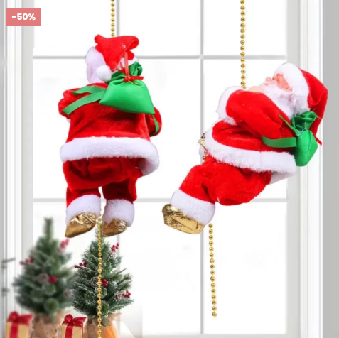 🔥LAST DAY 50% OFF🔥Santa Claus Climbing Beads Rope
