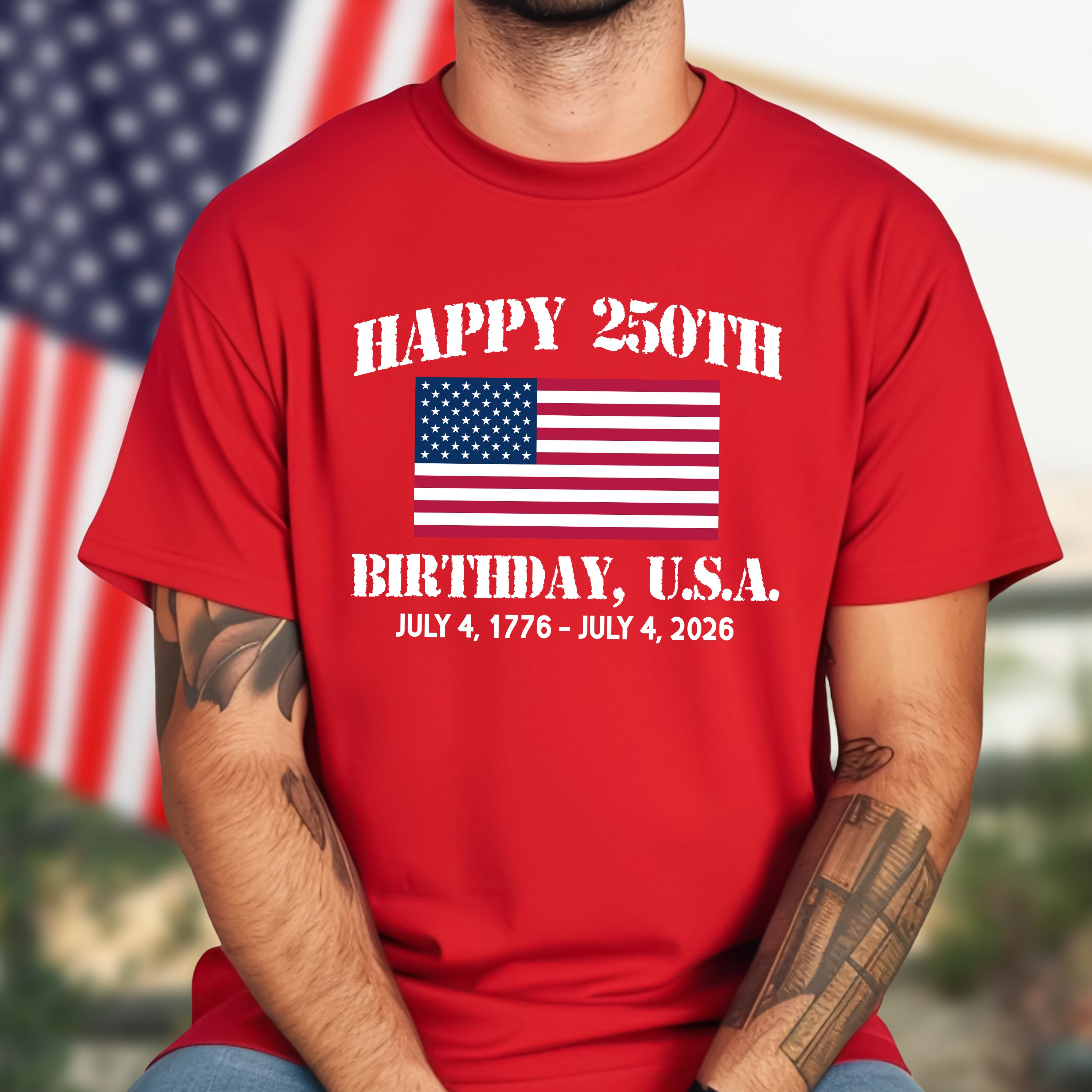 America 250 Anniversary Graphic T-Shirt