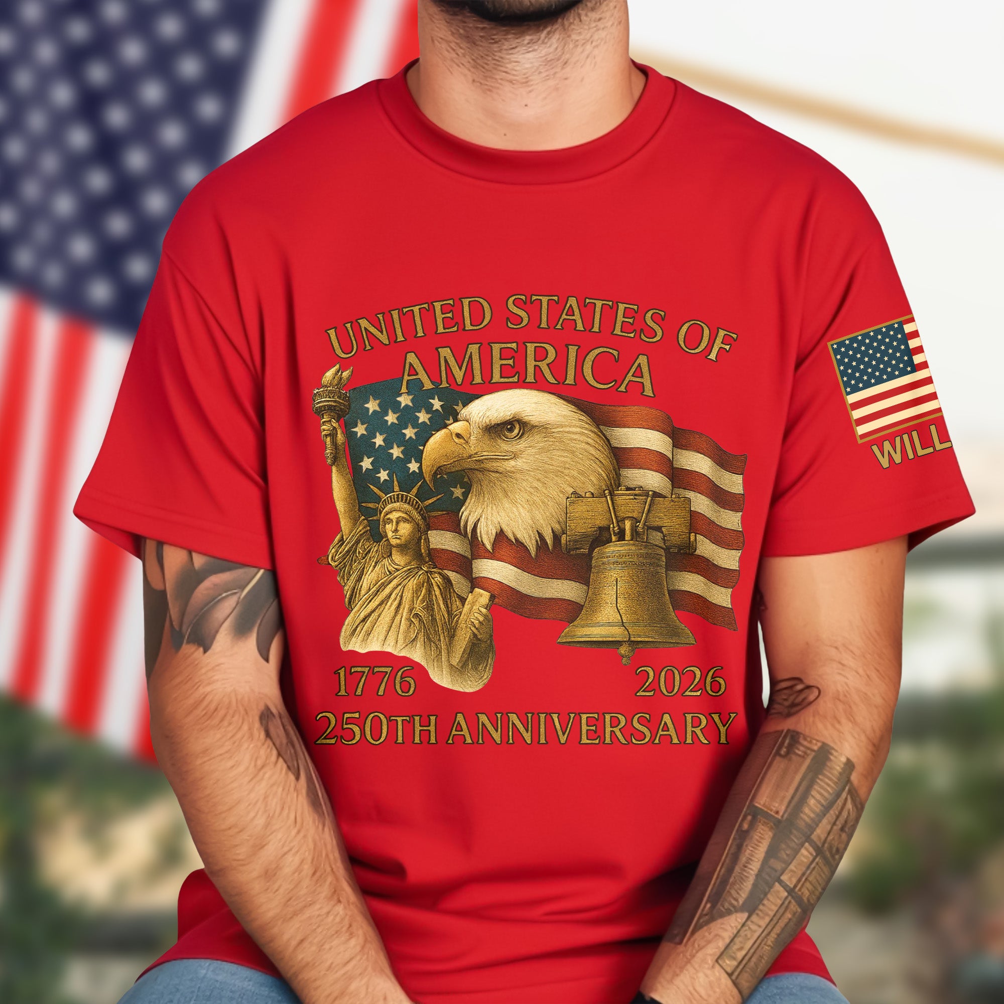 America 250 Anniversary Graphic T-Shirt