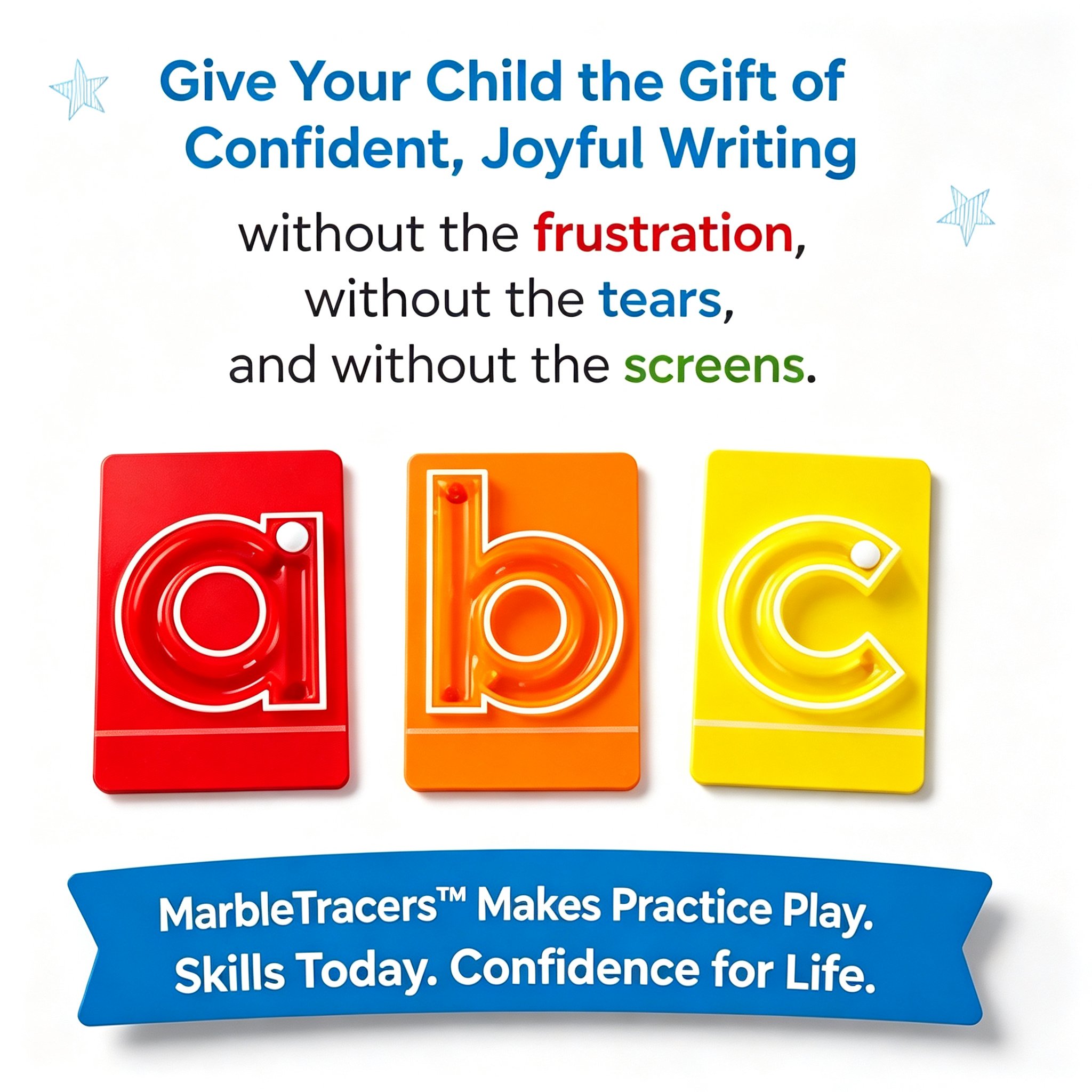 MarbleTracers for homeschooling and classroom activities