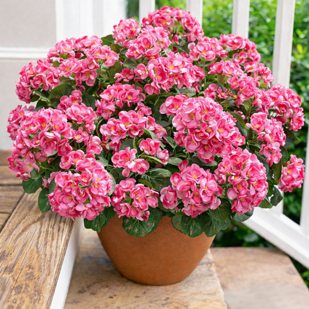 75% OFF 🌸 UV Resistant Artificial Geranium Flowers – Fade-Proof, Ultra Realistic Outdoor Planter Decor