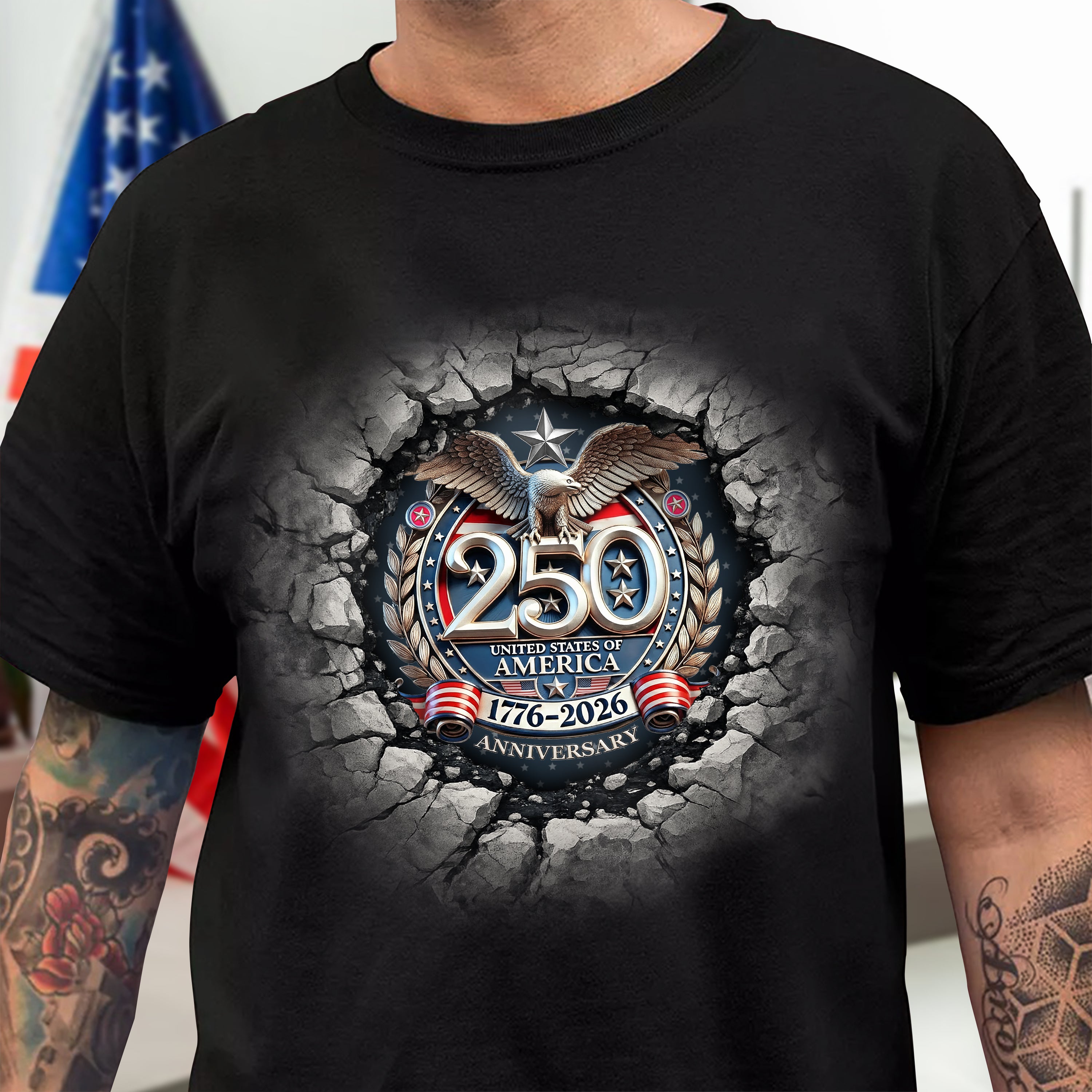 America 250 Anniversary Graphic T-Shirt