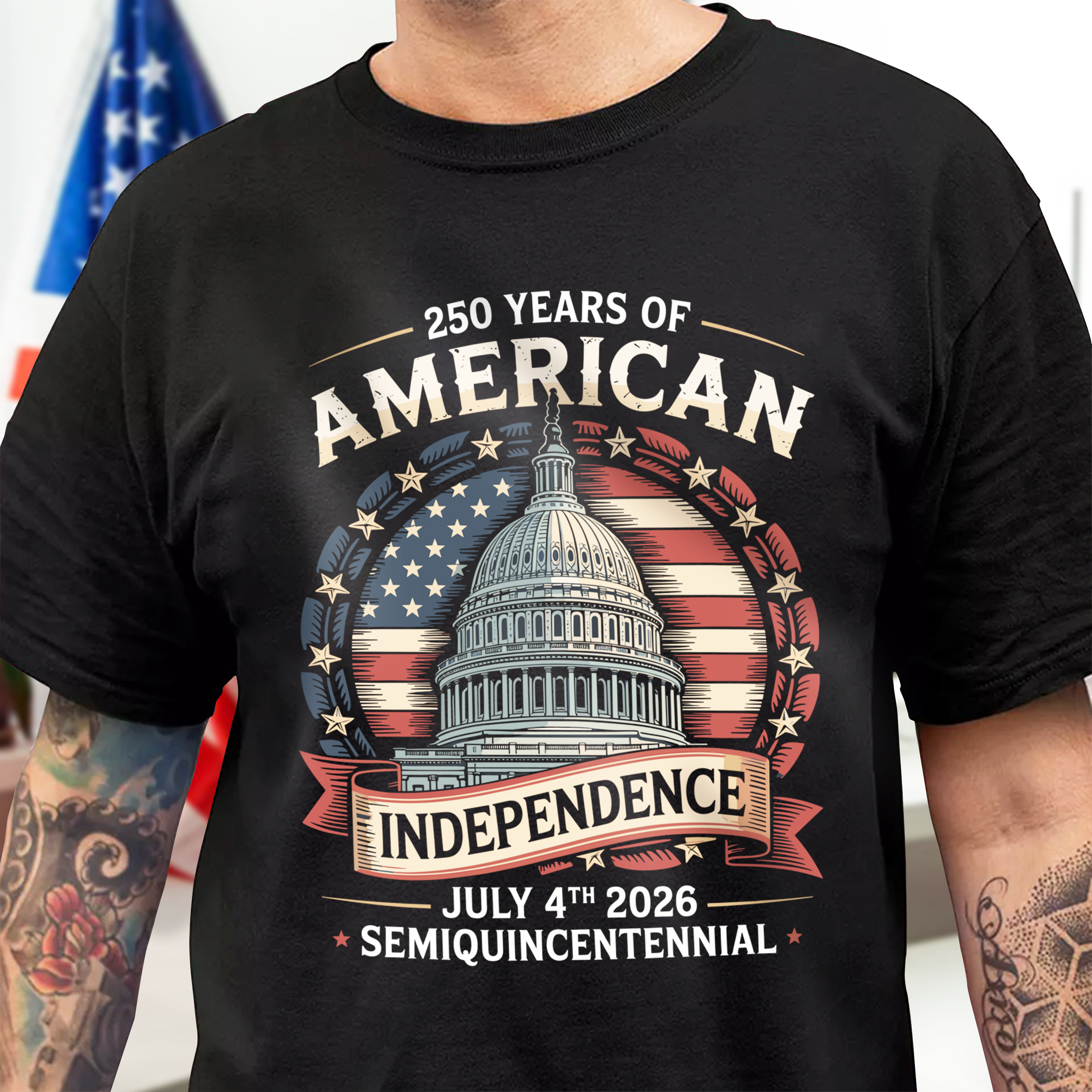 America 250 Anniversary Graphic T-Shirt