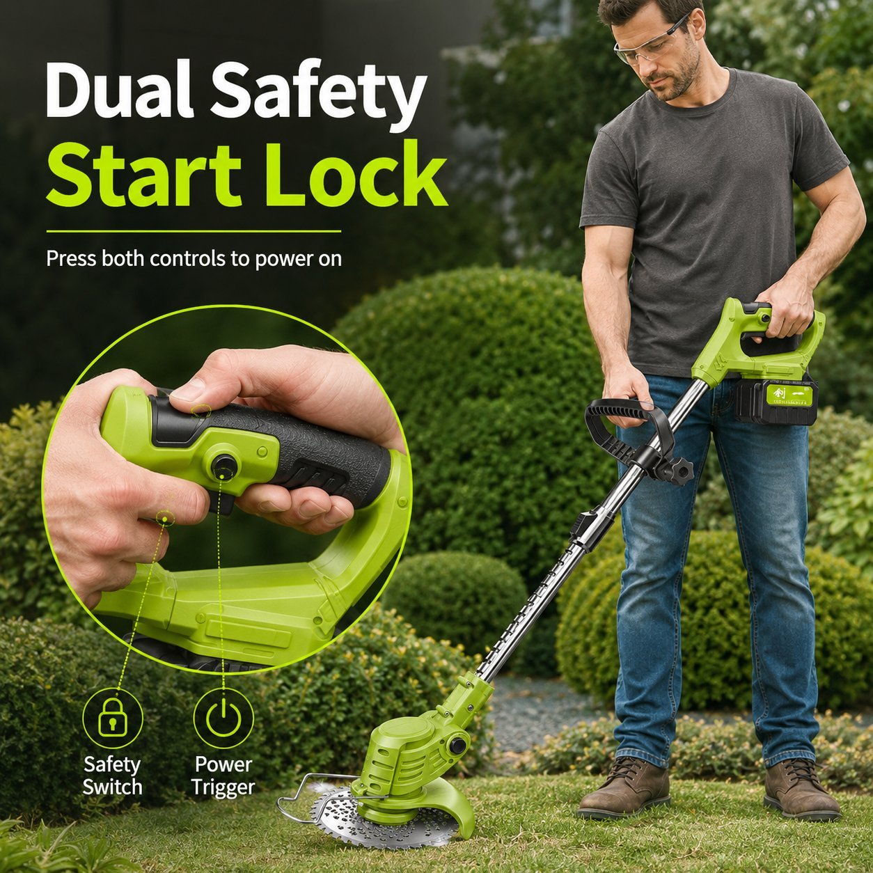💝Summer Sale 60% OFF🌱3-in-1 Cordless Grass Trimmer