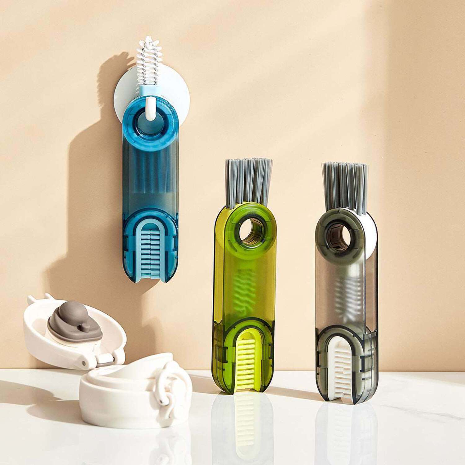🔥Last Day Promotion-49%OFF🔥3 in 1 Bottle Cup Lid Brush