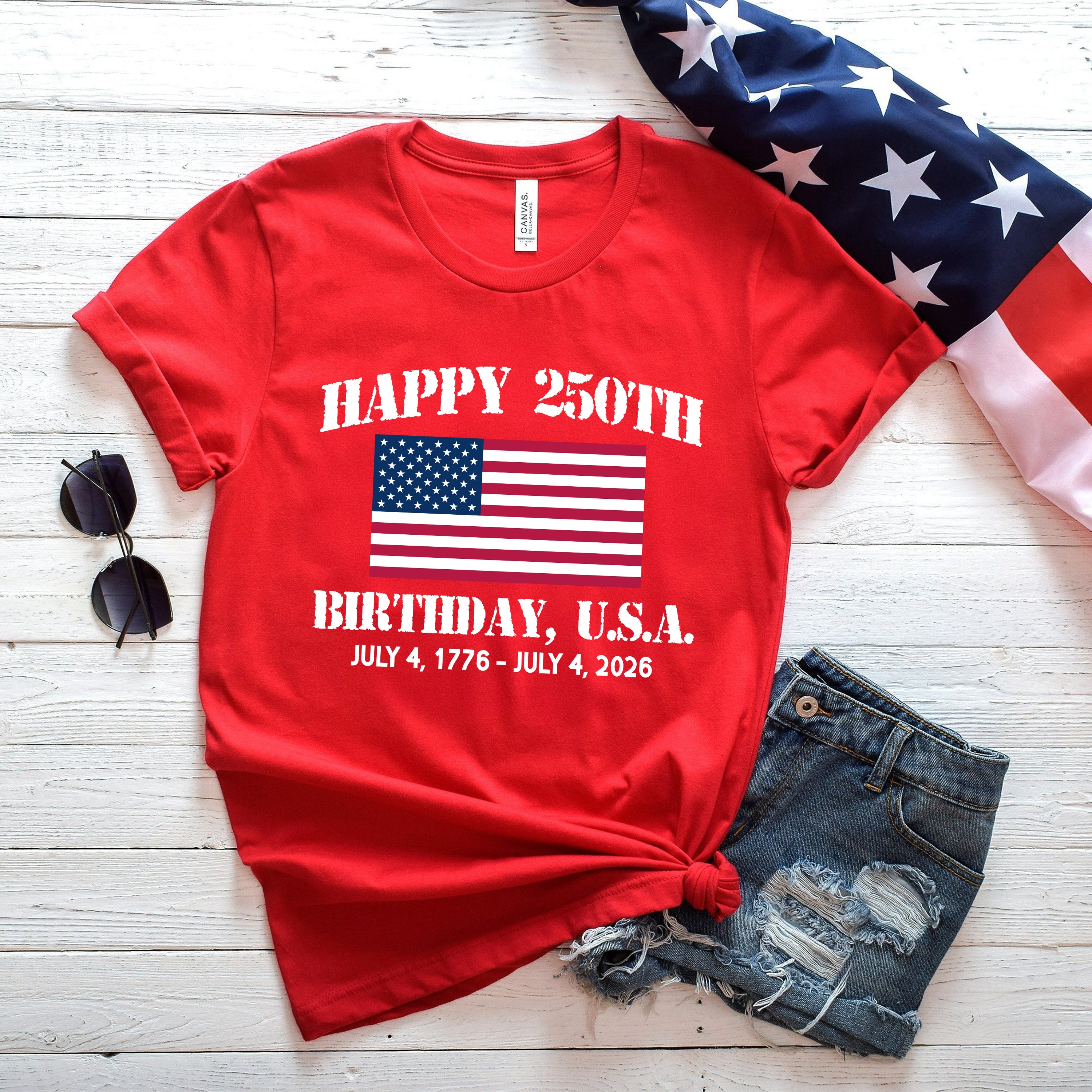 America 250 Anniversary Graphic T-Shirt