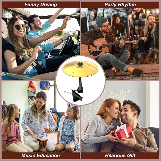 🚗Car Cymbal-Air Vent Mini Drum Crash Cym