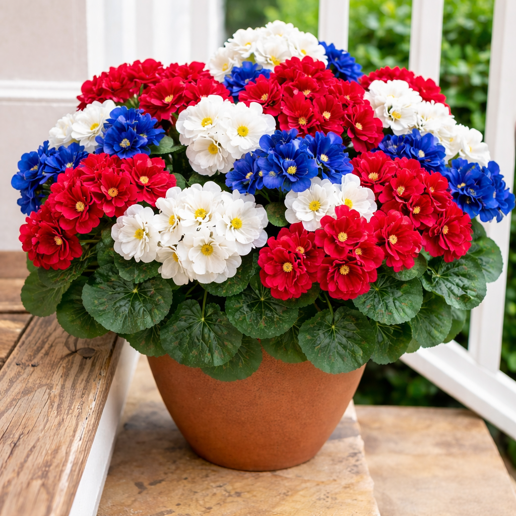 75% OFF 🌸 UV Resistant Artificial Geranium Flowers – Fade-Proof, Ultra Realistic Outdoor Planter Decor