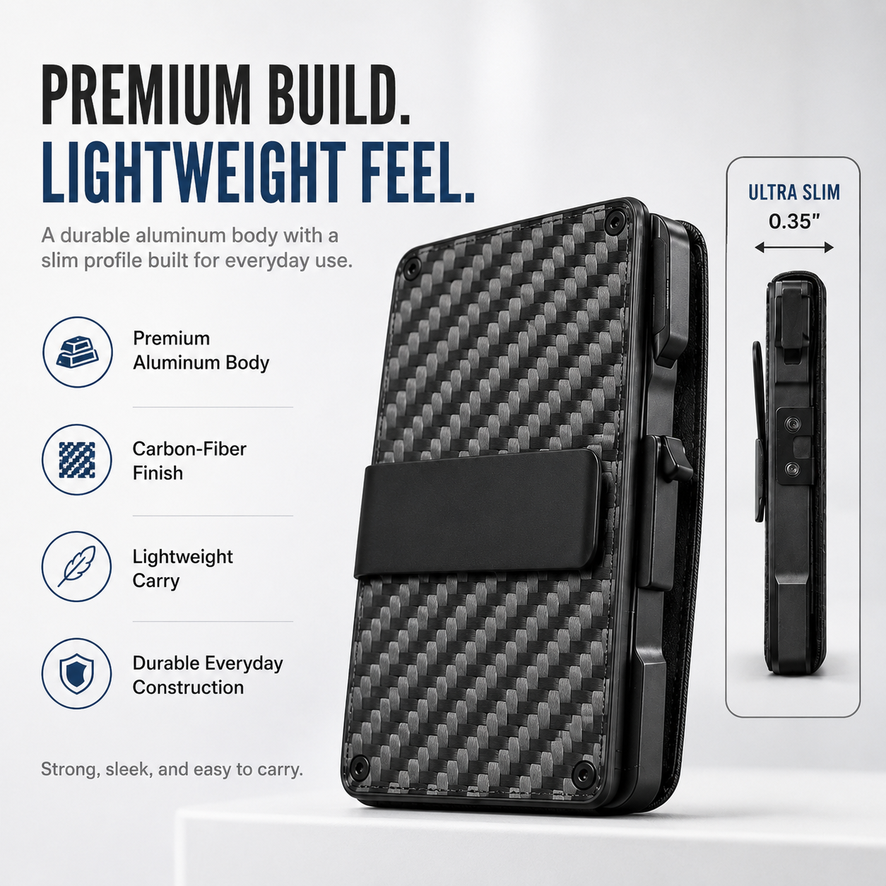 70%OFF-Tokavera® Minimalist Wallet - Maximum Capacity. Minimal Footprint.