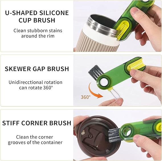 🔥Last Day Promotion-49%OFF🔥3 in 1 Bottle Cup Lid Brush