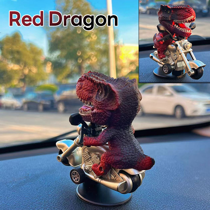 Feel the Drift! Harley Dino Dashboard Buddy — Moves as You Turn, Pure Fun on the Road