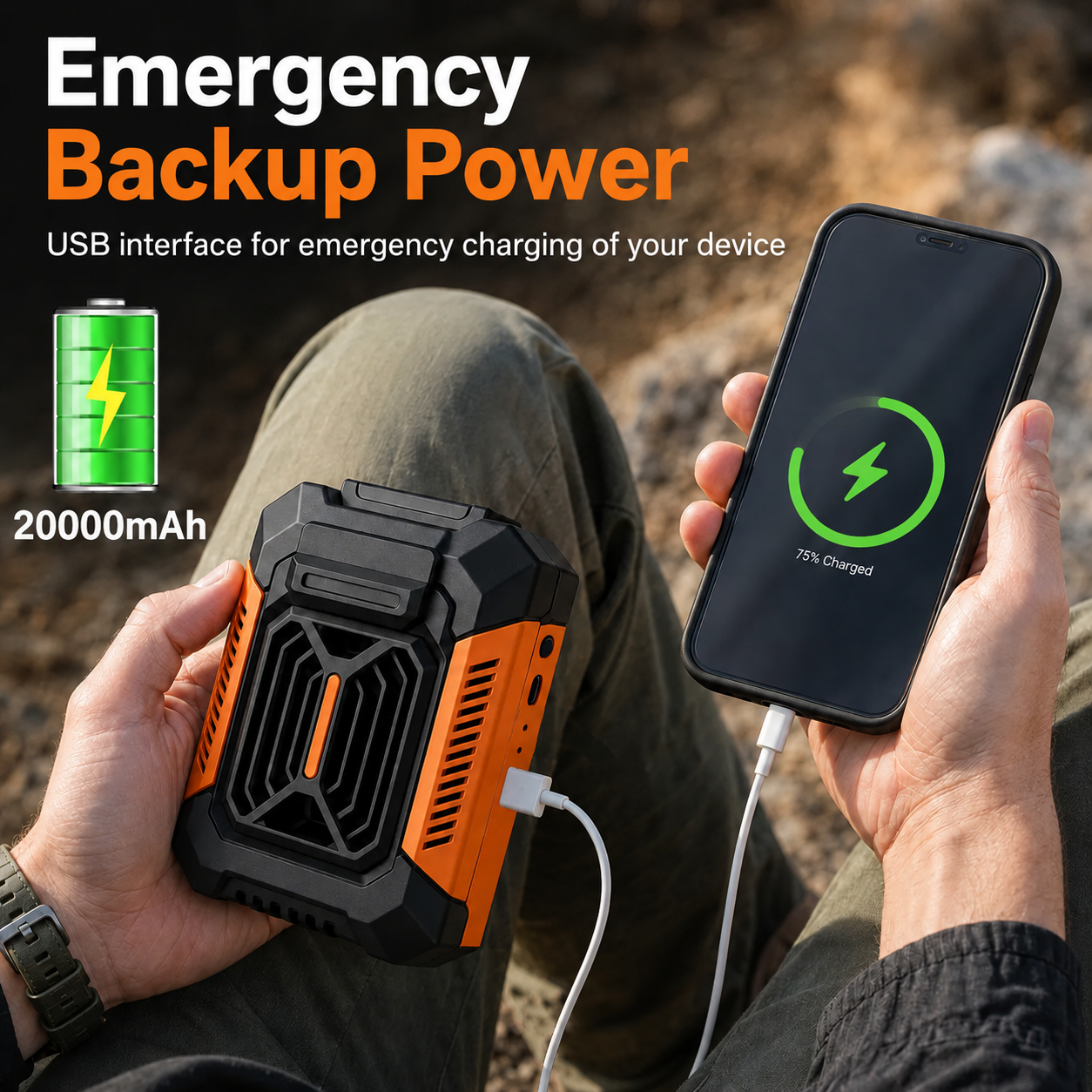  🔥75% OFF -3-in-1 Hardcore Waist Cooling Fan | 24H Last Cooling + Power Bank + LED Flashlight