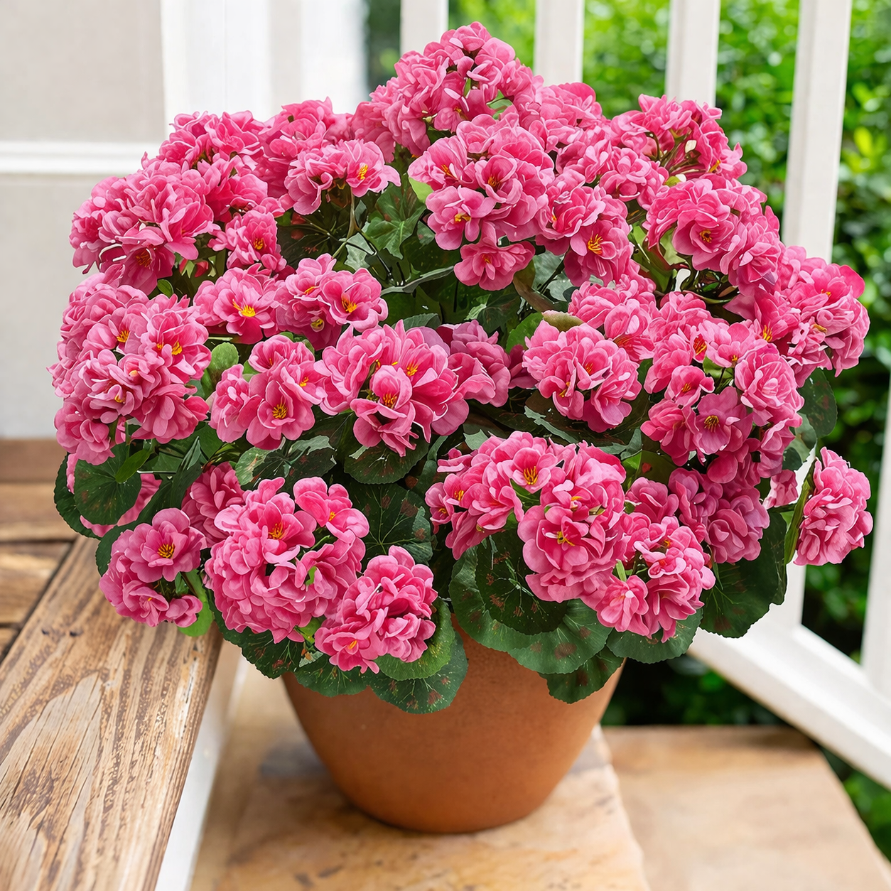 75% OFF 🌸 UV Resistant Artificial Geranium Flowers – Fade-Proof, Ultra Realistic Outdoor Planter Decor