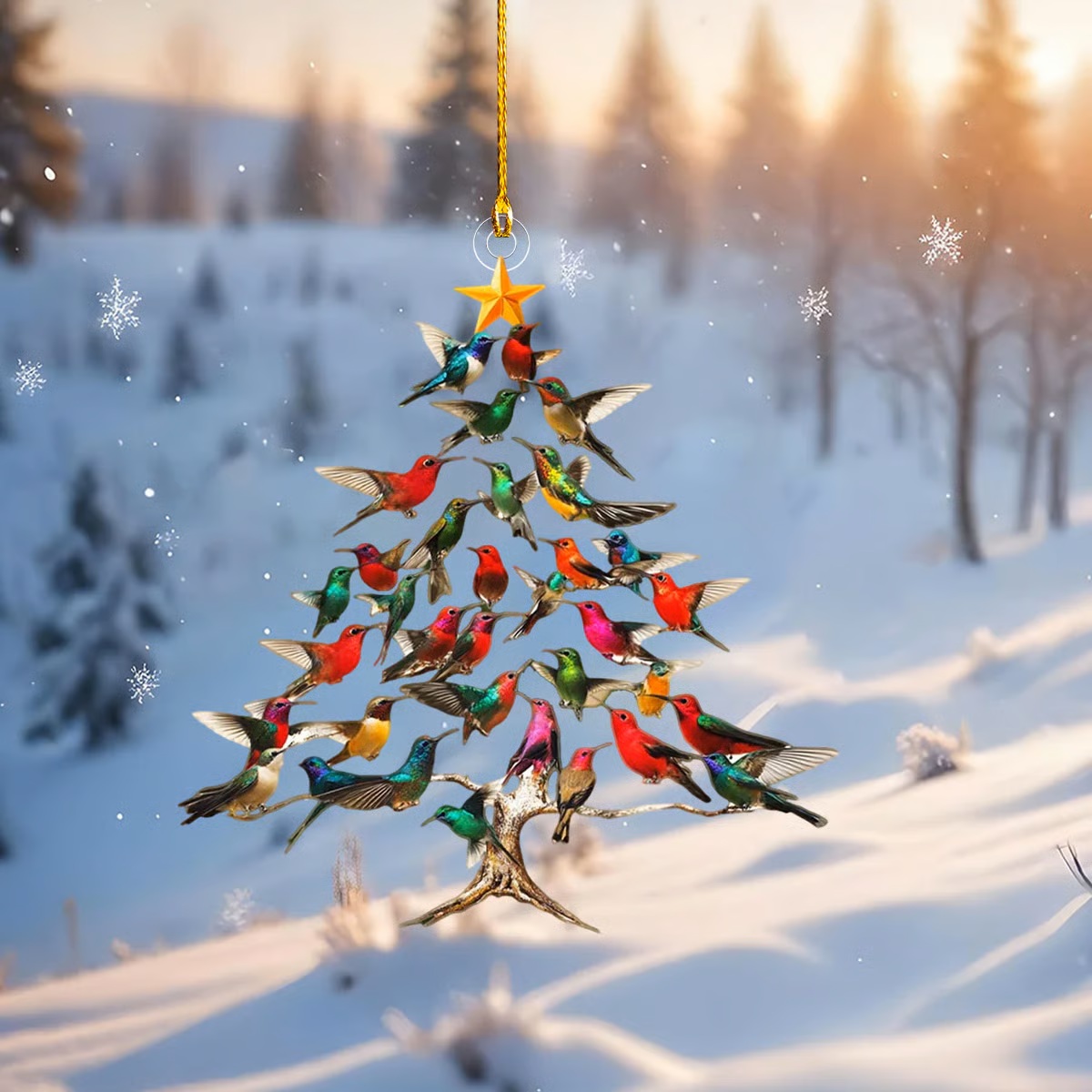 🔥2025 New Release 50% OFF - 🐦🎄Hummingbird Christmas Ornament💠 (✨Same as in the video)