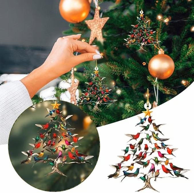 🔥2025 New Release 50% OFF - 🐦🎄Hummingbird Christmas Ornament💠 (✨Same as in the video)