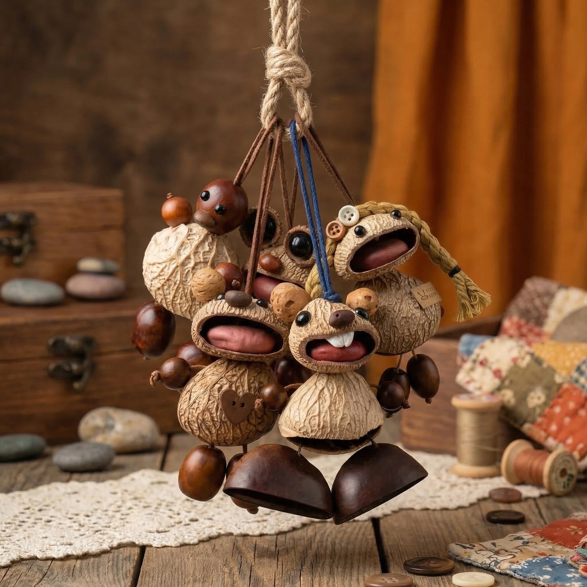 🎉New Arrivals 60% OFF Today🎐Handcrafted Seed Pod bells for Emotional Release