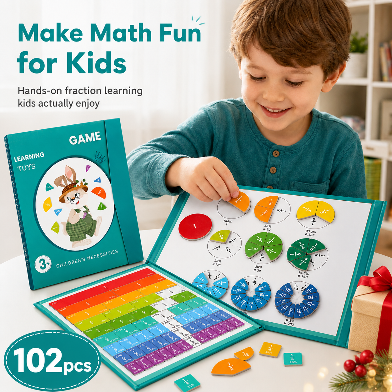 🔥Last Day 48% OFF-⭐ STEM Magnetic Math Master Set - 102 pcs! ⭐