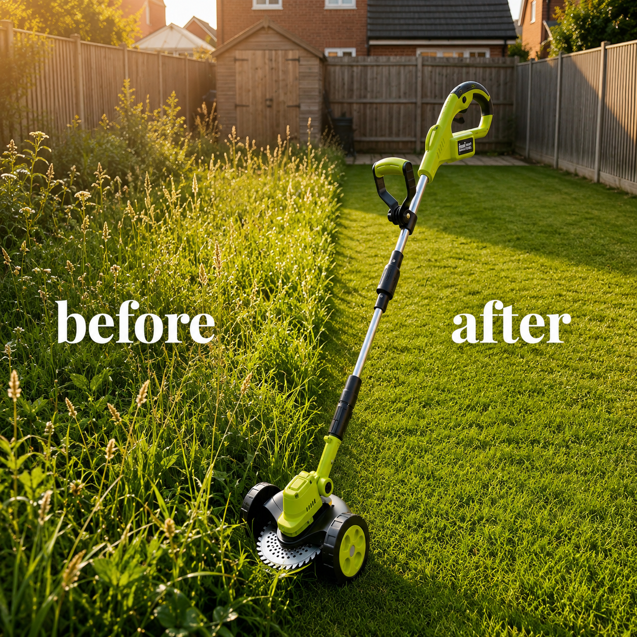 Cordless grass trimmer package contents