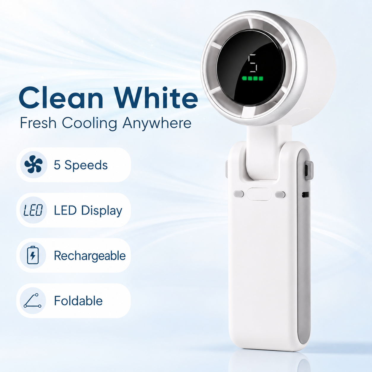 🔥Summer Cooling Sale 80% OFF-Portable Handheld Turbo Fan