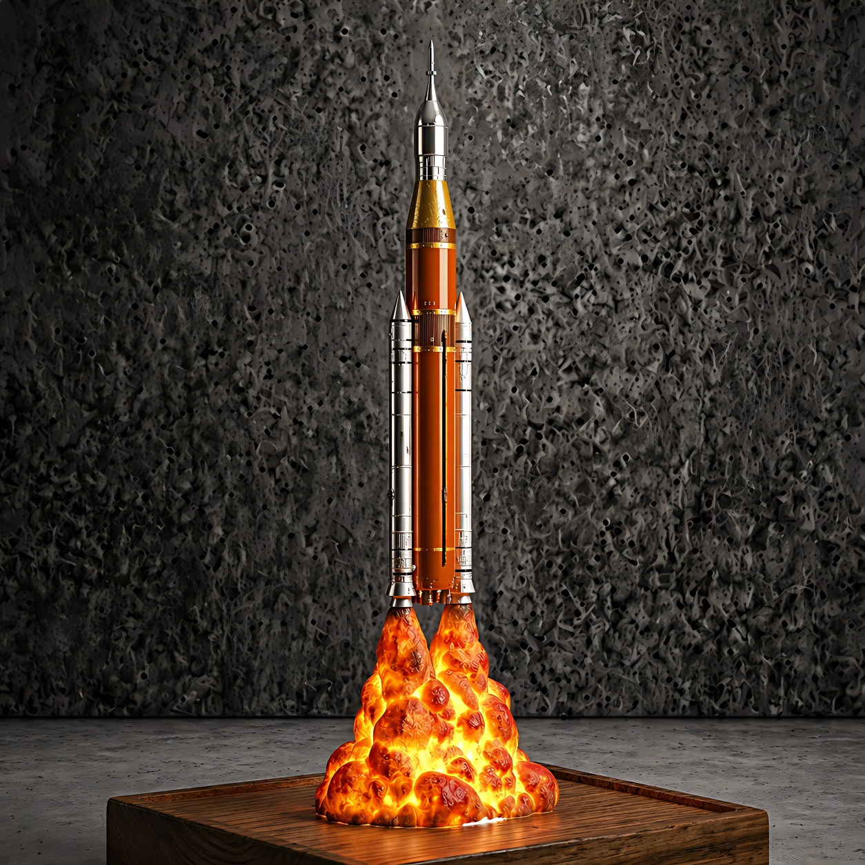 Handmade Rocket Launch Light